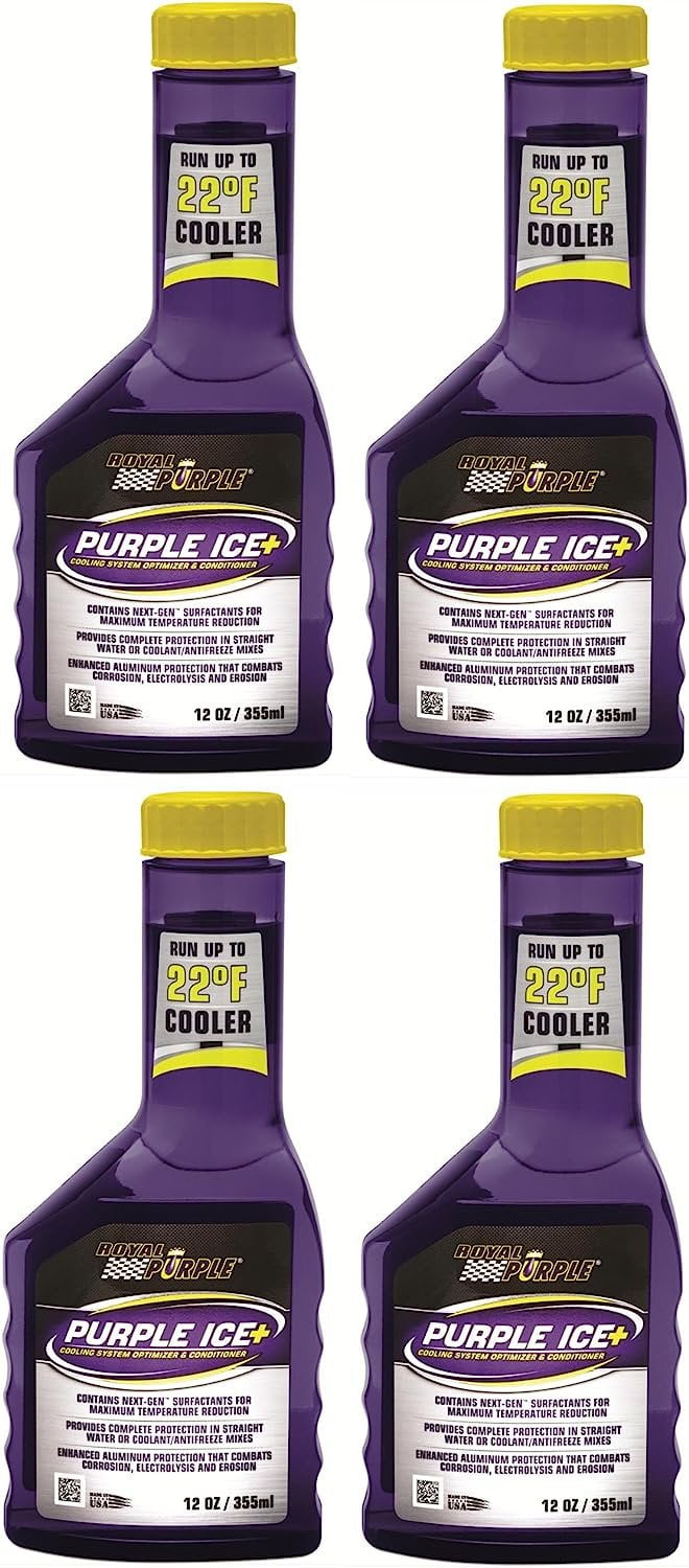 Royal Purple 01600 Purple Ice Radiator Coolant Additive 12 oz. Bottle Pack of 4