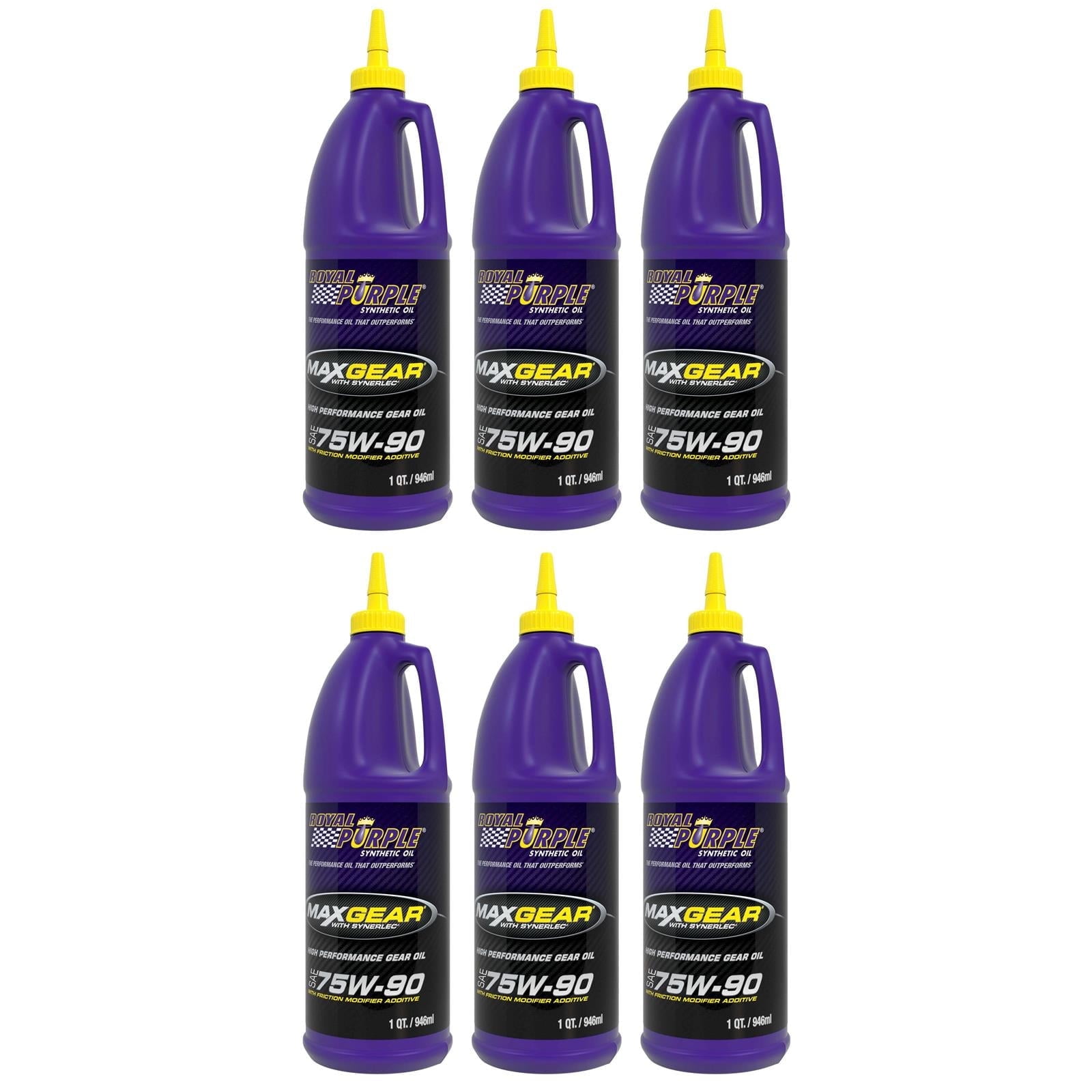 Royal Purple Max Gear 75W90 Gear Oil, 6 Quarts