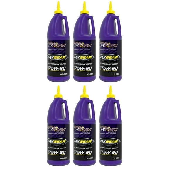 Royal Purple 06300 75w90 Max Gear Oil Case, 6 Quart, 1 Pack