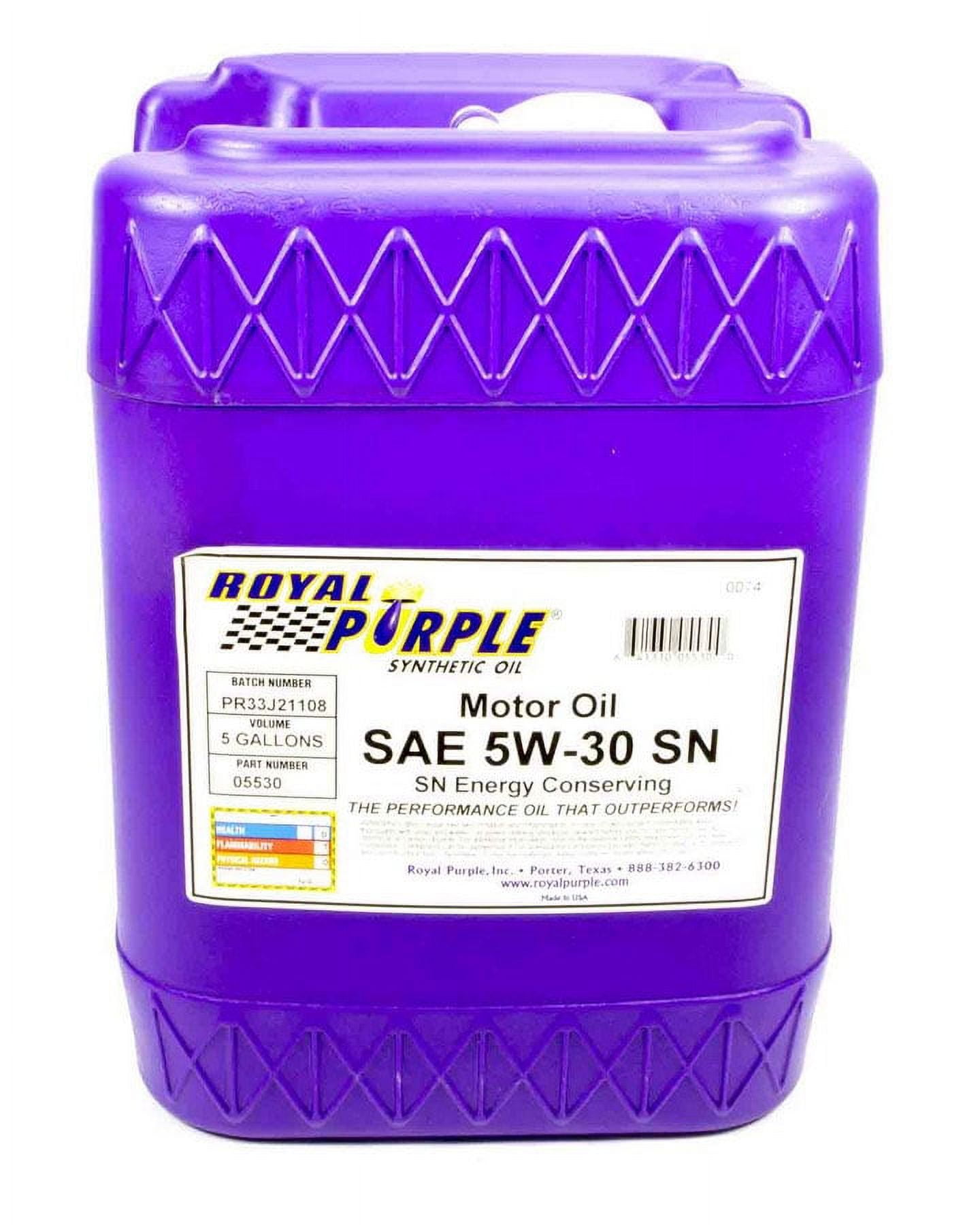 Royal Purple 5W30 Motor Oil 5 gal P/N 05530 