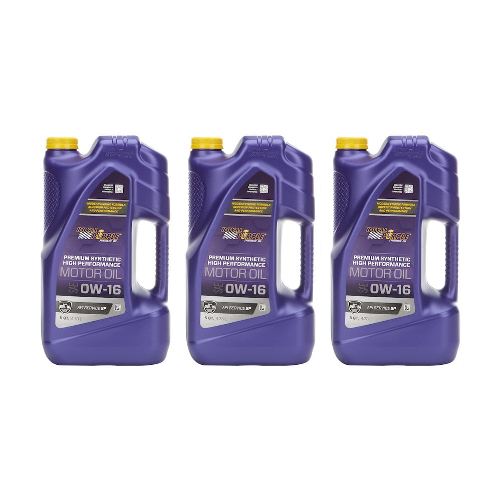 Royal Purple API Full Synthetic Engine Oil, 3 Piece Set