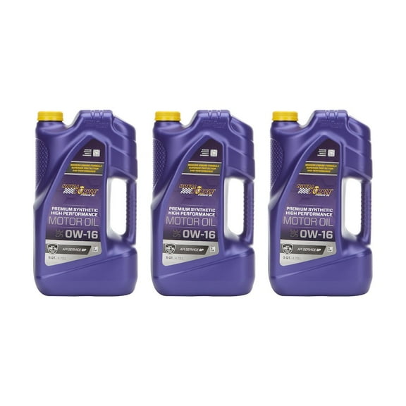 Royal Purple API Full Synthetic Engine Oil, 3 Piece Set