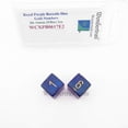 thumbnail image 1 of Royal Purple Borealis Dice with Gold Numbers D6 Aprox 16mm (5/8in) Pack of 2 Wondertrail, 1 of 1