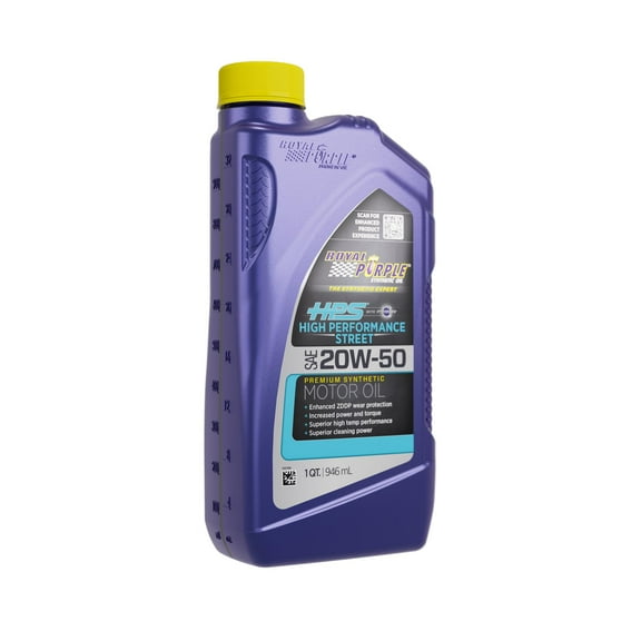 Royal Purple HPS 20W50 High Performance Engine Oil, 1 Quart