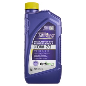 Royal Purple High Performance Motor Oil 0W-20 Premium Synthetic Motor Oil, 1 Quart