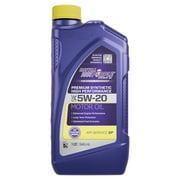 Royal Purple High Performance Motor Oil 5W-20 Premium Synthetic Motor Oil, 2 lbs, Universal, 1 Quart