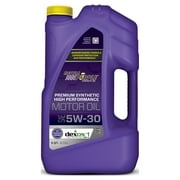 Royal Purple High Performance Motor Oil 5W-30 Premium Synthetic Motor Oil, 5 Quarts
