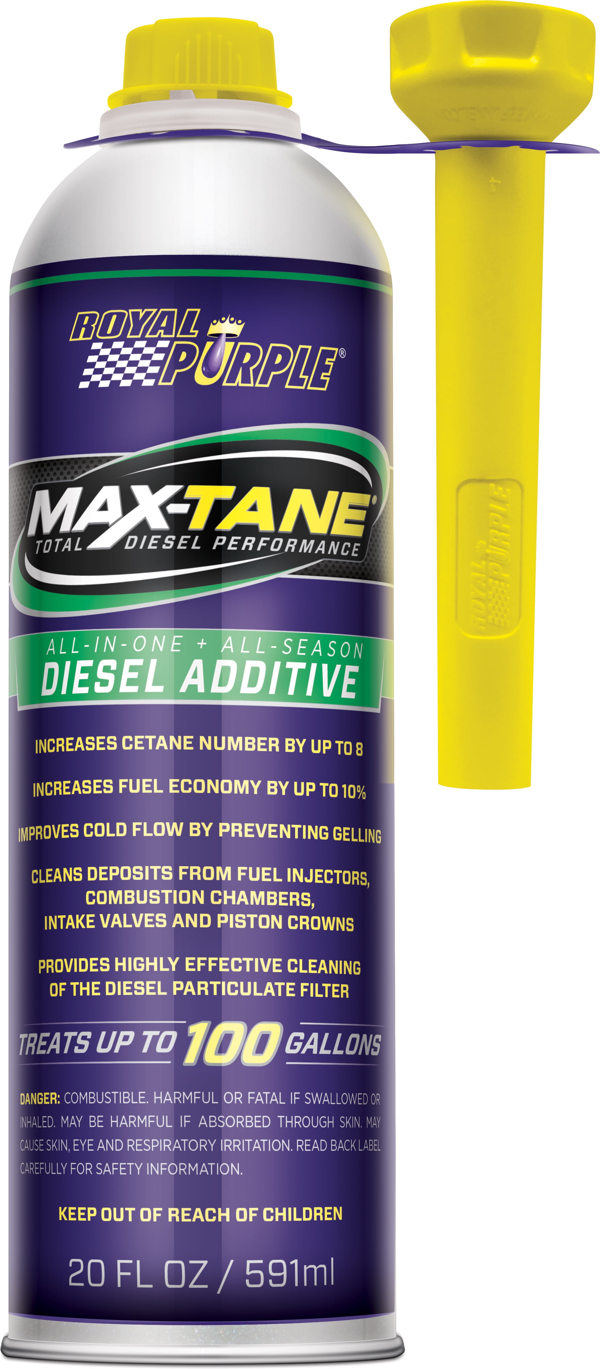 Royal Purple Max-Tane Diesel Fuel Injector Cleaner 20 Fl Oz - Walmart ...