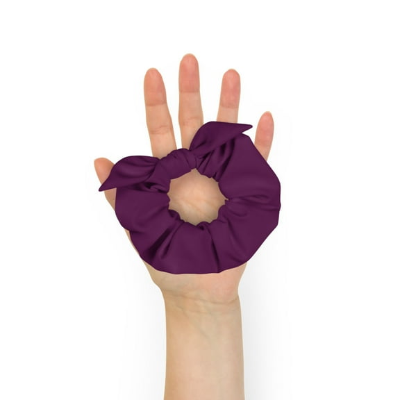 Royal Purple Recycled Scrunchie (Ponytail Holder)