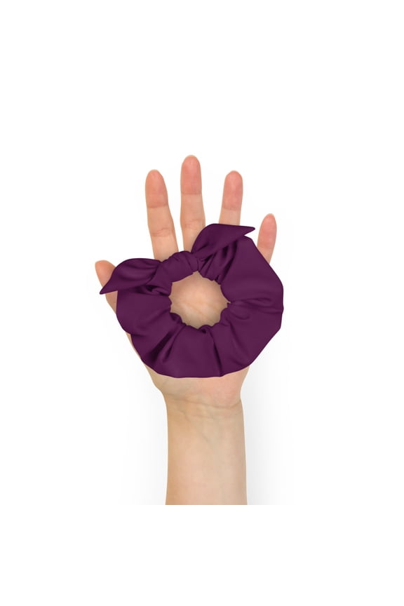 Royal Purple Recycled Scrunchie (Ponytail Holder)