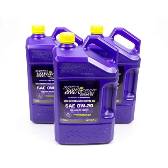 Royal Purple Synthetic Motor Oil 0W-20, 5 qt (3 Pack)