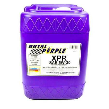 Royal Purple Synthetic Racing Oil XPR 5-Gallon (5W30)