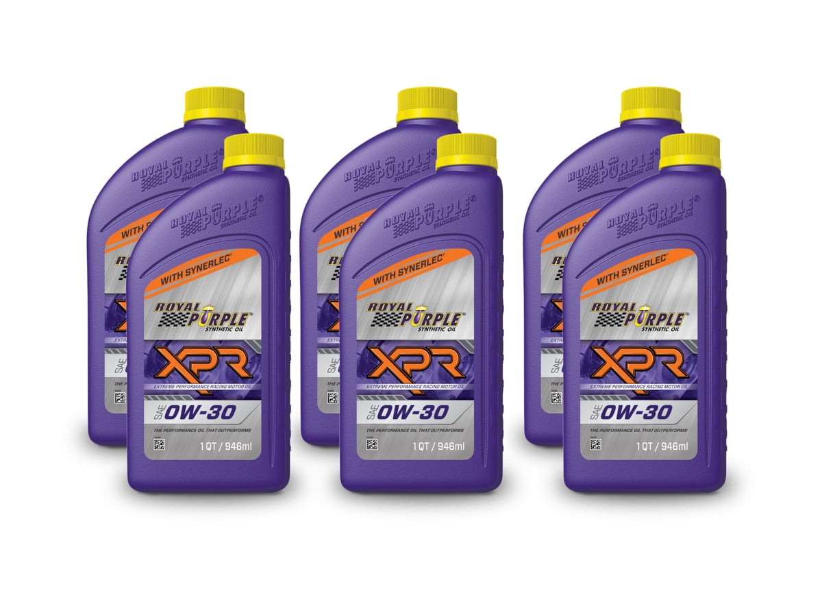 Royal Purple, XPR 0W30 Syn Oil, Six Quart Case, Racing Motor Oil