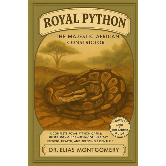Royal Python - The Majestic African Constrictor: A Complete Royal Python Care & Husbandry Guide - Behavior, Habitat,, (Paperback)