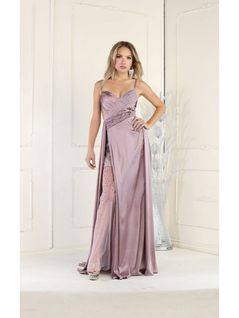 formal royal purple dress La Femme 33551 Dress | La Femme Dresses main image 0