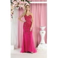 thumbnail image 1 of Royal Queen RQ8013 Juniors Womens Strapless Embellished Boned Corset Prom Dress, 1 of 1