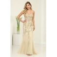 thumbnail image 1 of Royal Queen RQ8013 Juniors Womens Strapless Embellished Boned Corset Prom Dress, 1 of 5