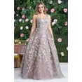 thumbnail image 1 of Royal Queen RQ8057 Juniors Womens Asymmetric A-line Mother of the Bride Gown, 1 of 1