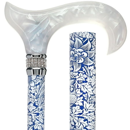 The Royal RC Canes Songbird Harmony Rhinestone Walking Cane, Adjustable Aluminum Shaft and 16mm Rubber Tip for Stability, Lightweight & Durable Walking Cane for Men and Women
