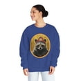 thumbnail image 1 of Royal Raccoon Graphic Sweatshirt, Vintage Aesthetic, 1 of 4
