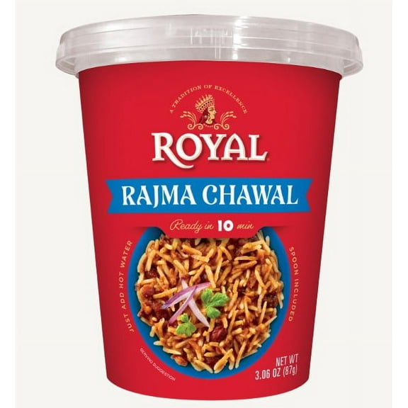 Royal Rajma Chawal Rice Microwavable Cup, 3.0 oz