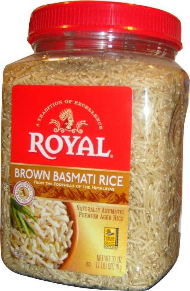 Royal Rice Walmart Royal Rice Basmati Brown Pet 2 LB (Pack of 4) - Walmart.com