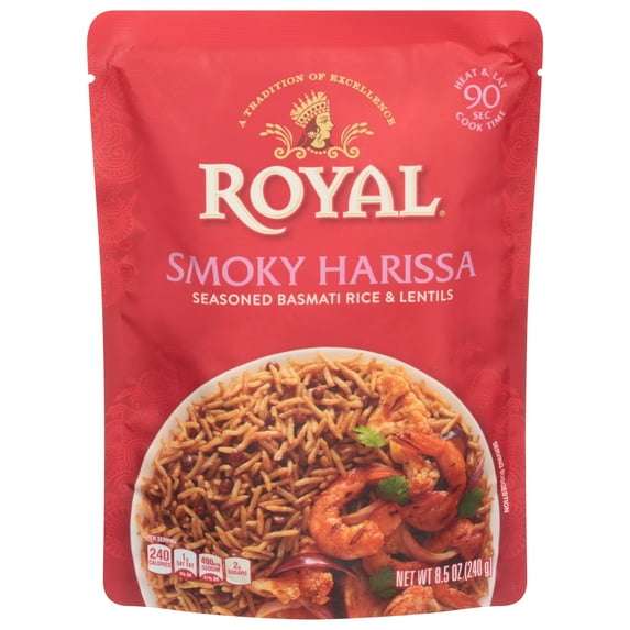 Royal Rice Smoky Harisa Lentils 8.5 oz (Pack Of 12)