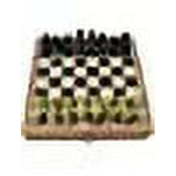 Royal Royal Handicrafts Handcrafted Soapstone Chess Set