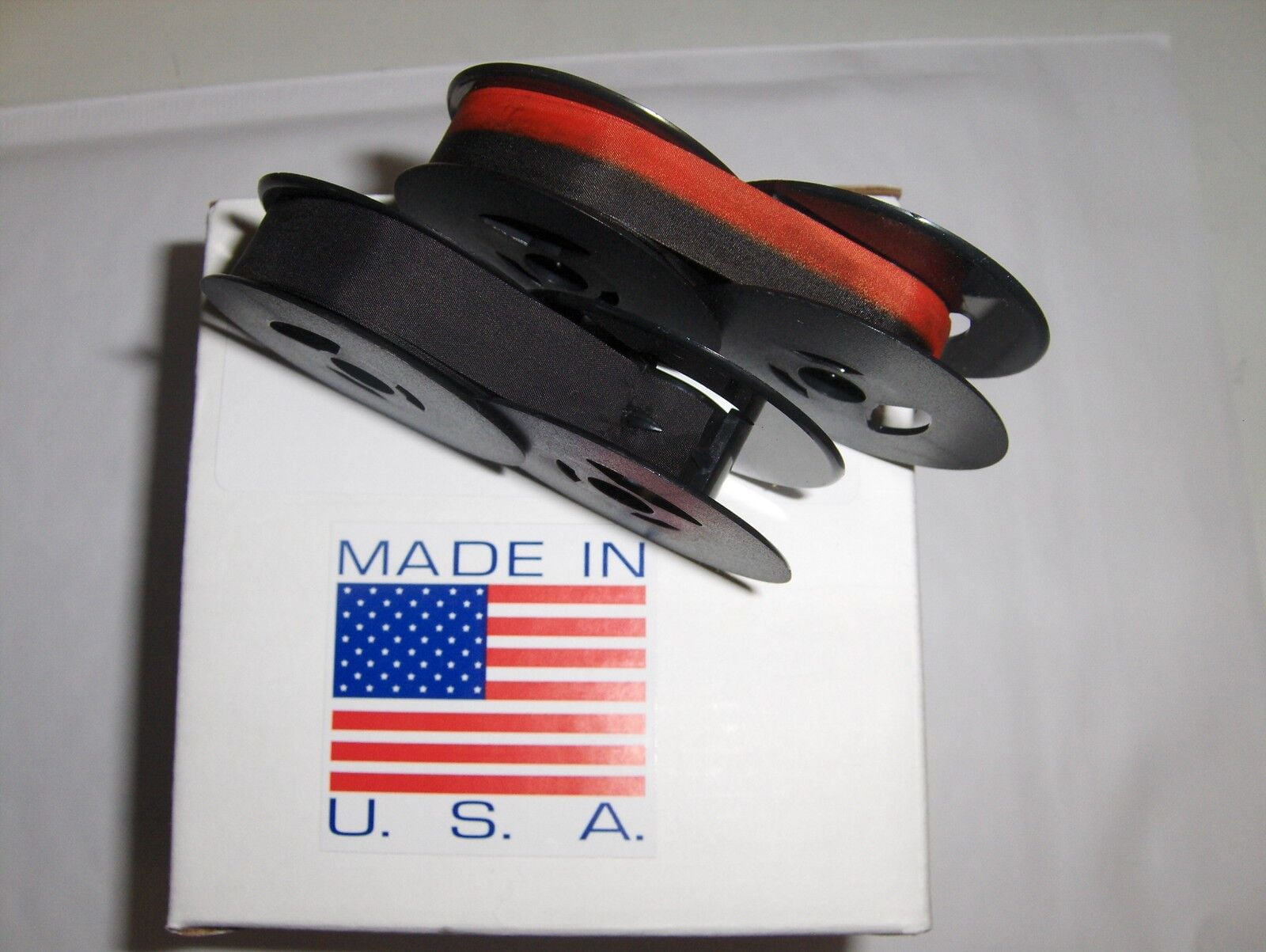 Royal Safari IV Typewriter Ribbon 2 Pack - (1) Solid Black + (1) Black and Red