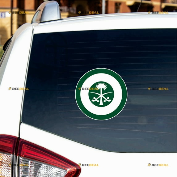 Royal Saudi Air Force RSAF Insignia Sticker Decal Vinyl - 2 Pack Reflective 4" - For Car Boat Laptop Cup