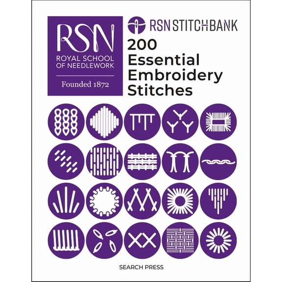 Royal School of Needlework Guides Rsn Stitch Bank: 200 Essential Embroidery Stitches, (Hardcover)
