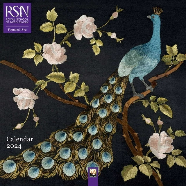 Royal School of Needlework Wall Calendar 2024 (Art Calendar) (Calendar