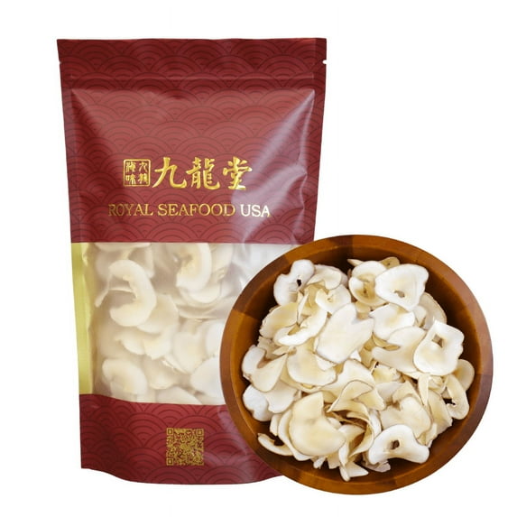 Royal Seafood USA Dried Sea Coconut Slices, 4oz, Premium selected Natural, Sulfur-free,for soup