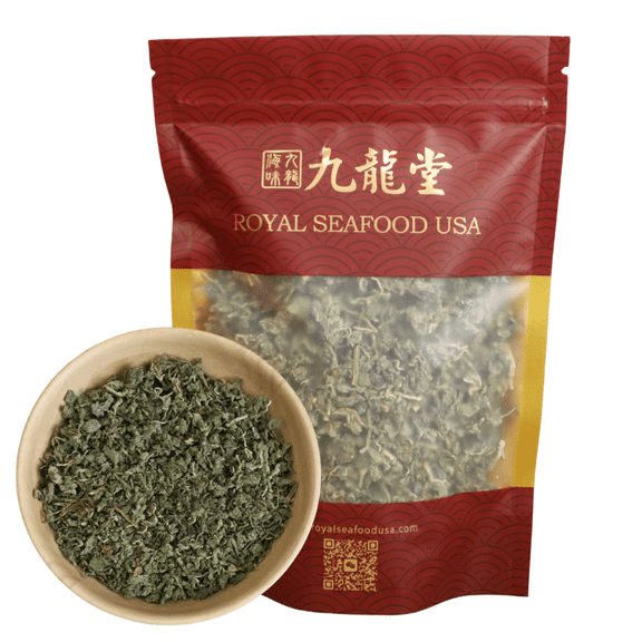 Royal Seafood USA Dried mint leaves, Chinese herbal tea, 4oz bulk for tea, vegan, Soup, Herb