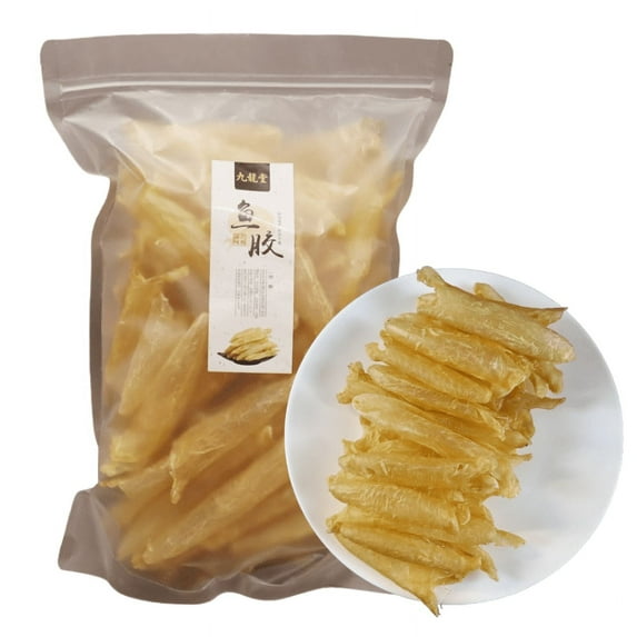 Royal Seafood USA Premium AAA Grade Dried Wild Caught fish maw(Large), 1lb/Pack, around 28-35Pcs