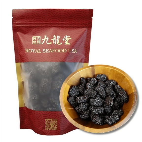 Royal Seafood USA Premium Dried Black Dates 12oz, South dates