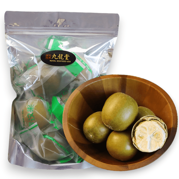 Royal Seafood USA Premium Siraitia Grosvenorii (Luo Han Guo) JumboSize 6Pcs, fruit tea, natural sweet