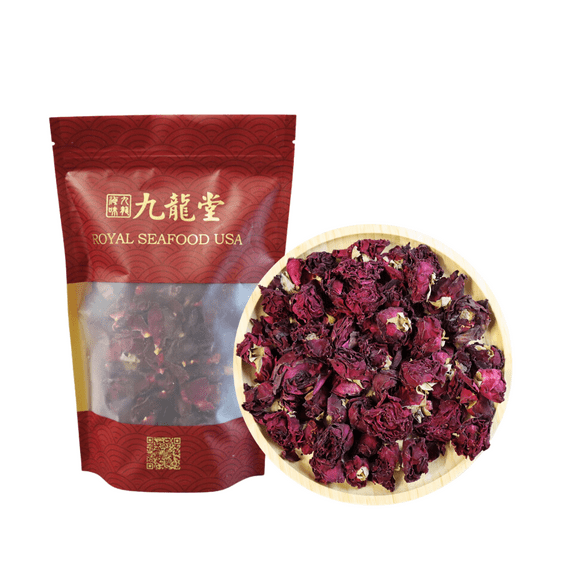 Royal Seafood USA Yunnan Dried Red Rose Edible Rose Tea 2oz