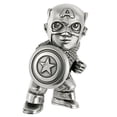 thumbnail image 1 of Royal Selangor Hand Finished Marvel Collection Pewter Captain America Miniature Figurine Gift, 1 of 2