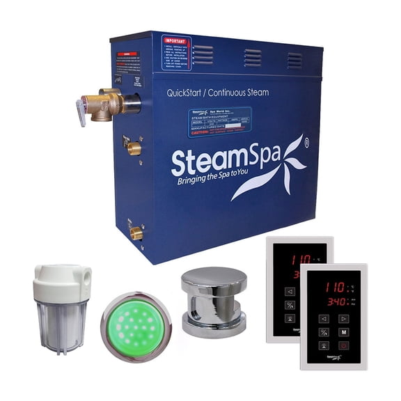 Royal Series 4.5kW Steam Bath Generator with Continuous Steam Plus ...