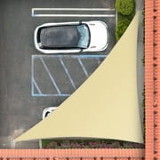 Royal Shade 23 x 24 x 33.2 Beige Right Triangle Sun Shade Sail Canopy Outdoor Patio Fabric Screen Awning UPF50+ 95% UV Blockage, Heavy Duty, Water & Air Permeable We Customize