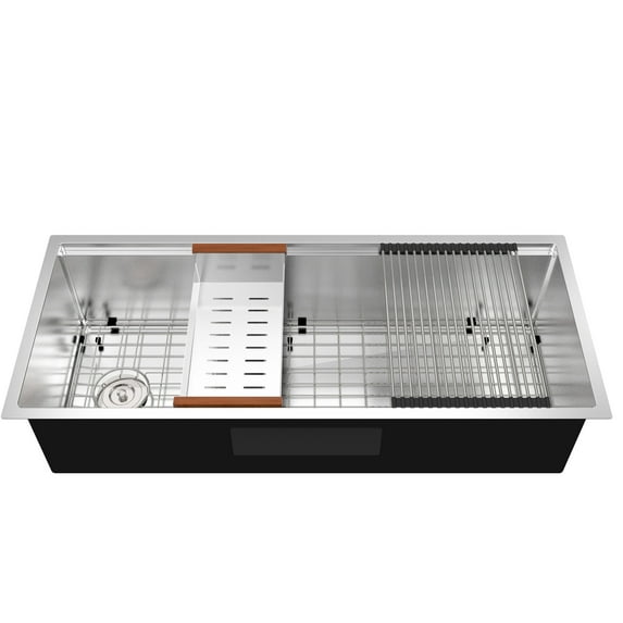 Royal Sink Workstation Series - Premium Stainless Steel Kitchen Sink, Integrated Cutting Board, Drying Rack Accessories for Ultimate Kitchen Efficiency