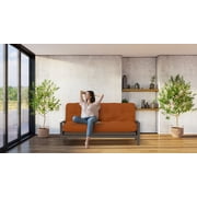 Royal Sleep Products by the Futon Factory | 8 inch Memory Foam Futon Mattress - Cinnamon Color - Queen Size - CertiPUR Certified Foam - Made in USA - Frame Not Included