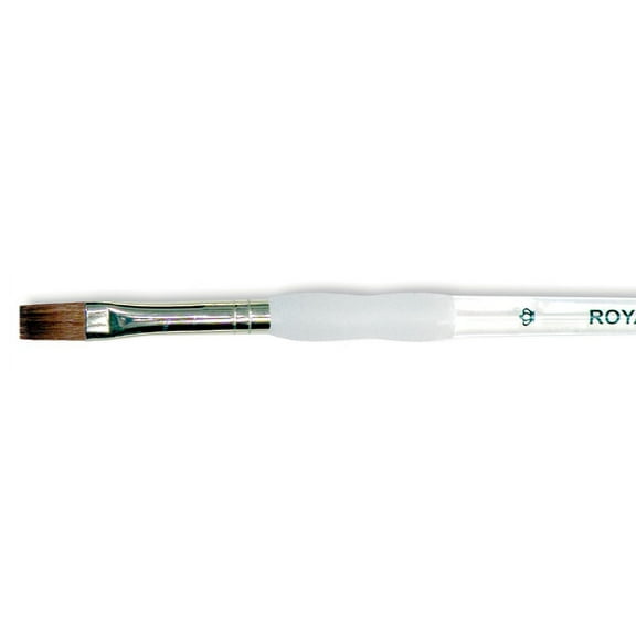 Royal & Langnickel(R) Soft-Grip Pure Sable Bright Brush-Size 6