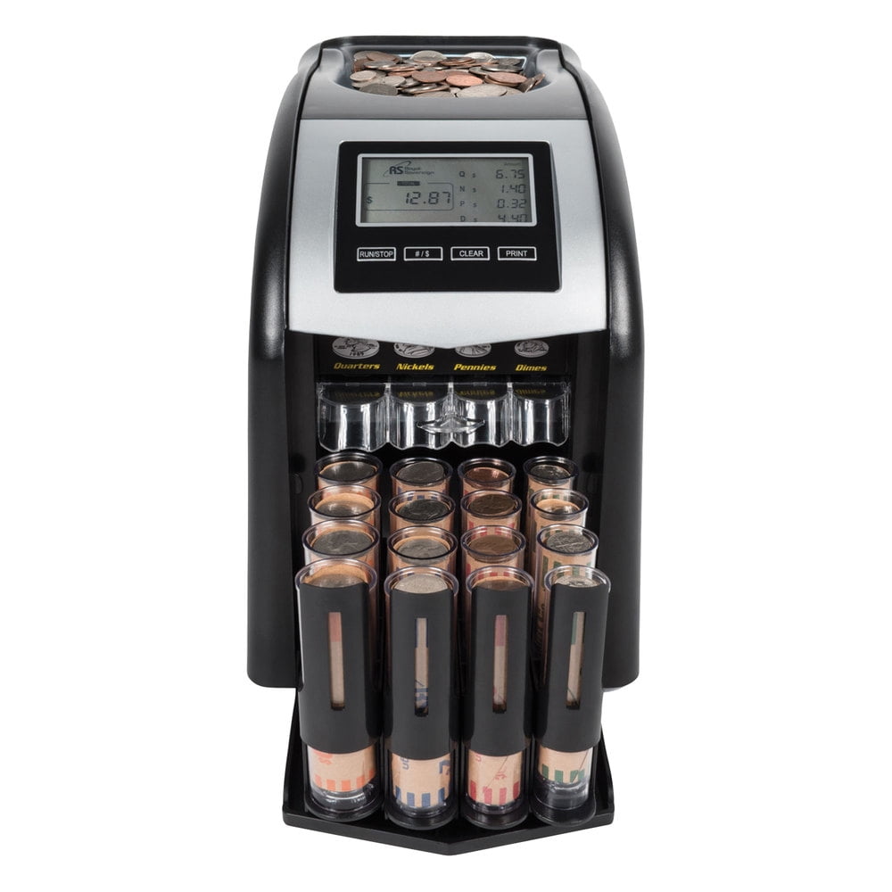 Royal Sovereign Automatic Money Counting Machine, 4 Row Digital