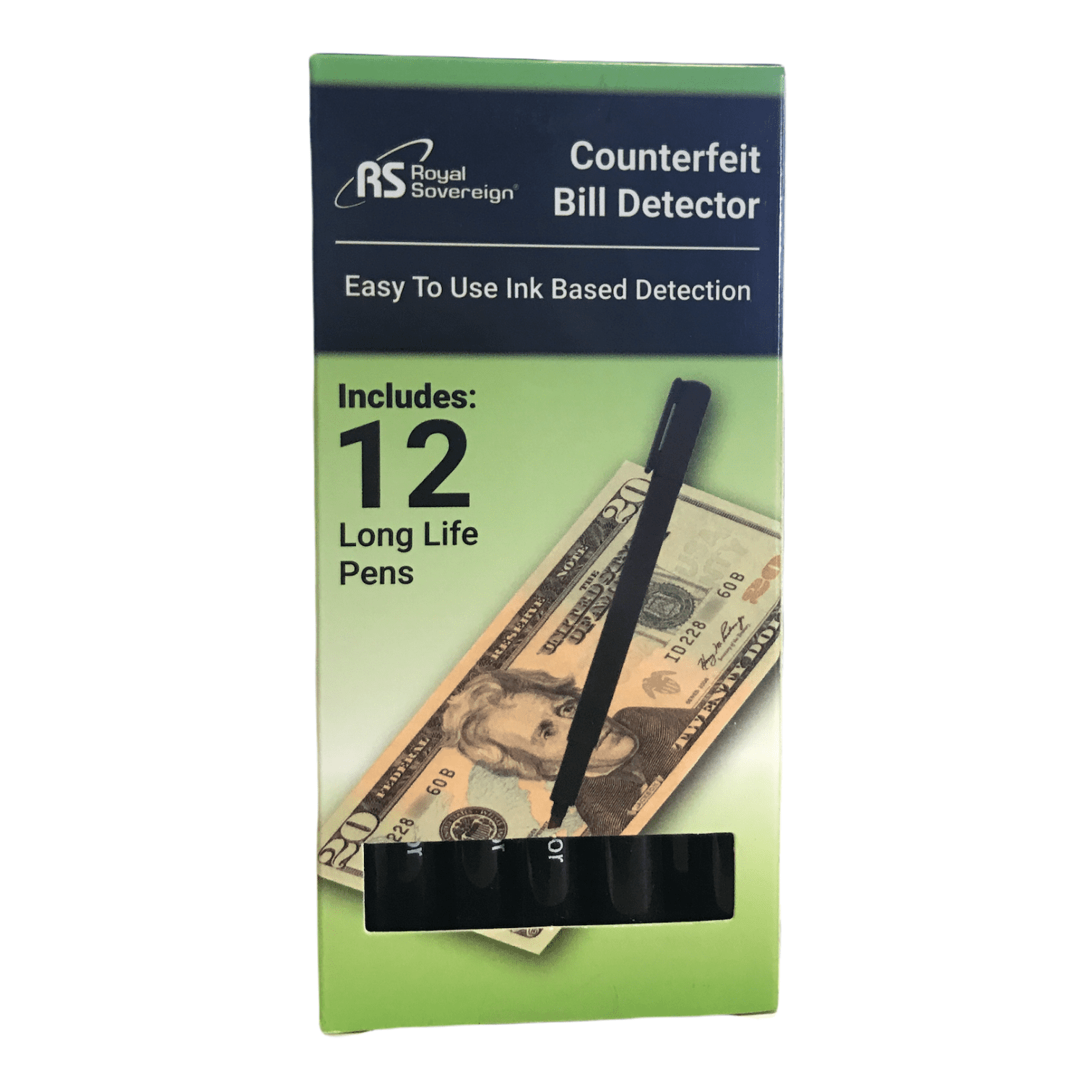 Royal Sovereign Counterfeit Protection Pens (12 per Pack)