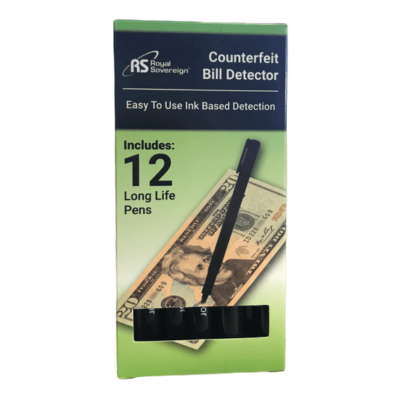 Royal Sovereign Counterfeit Protection Pens (12 per Pack)