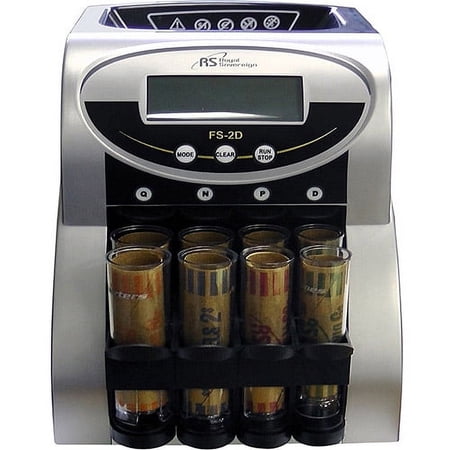 Royal Sovereign Digital 2 Row Coin Sorter, Sorts 312 coins/min