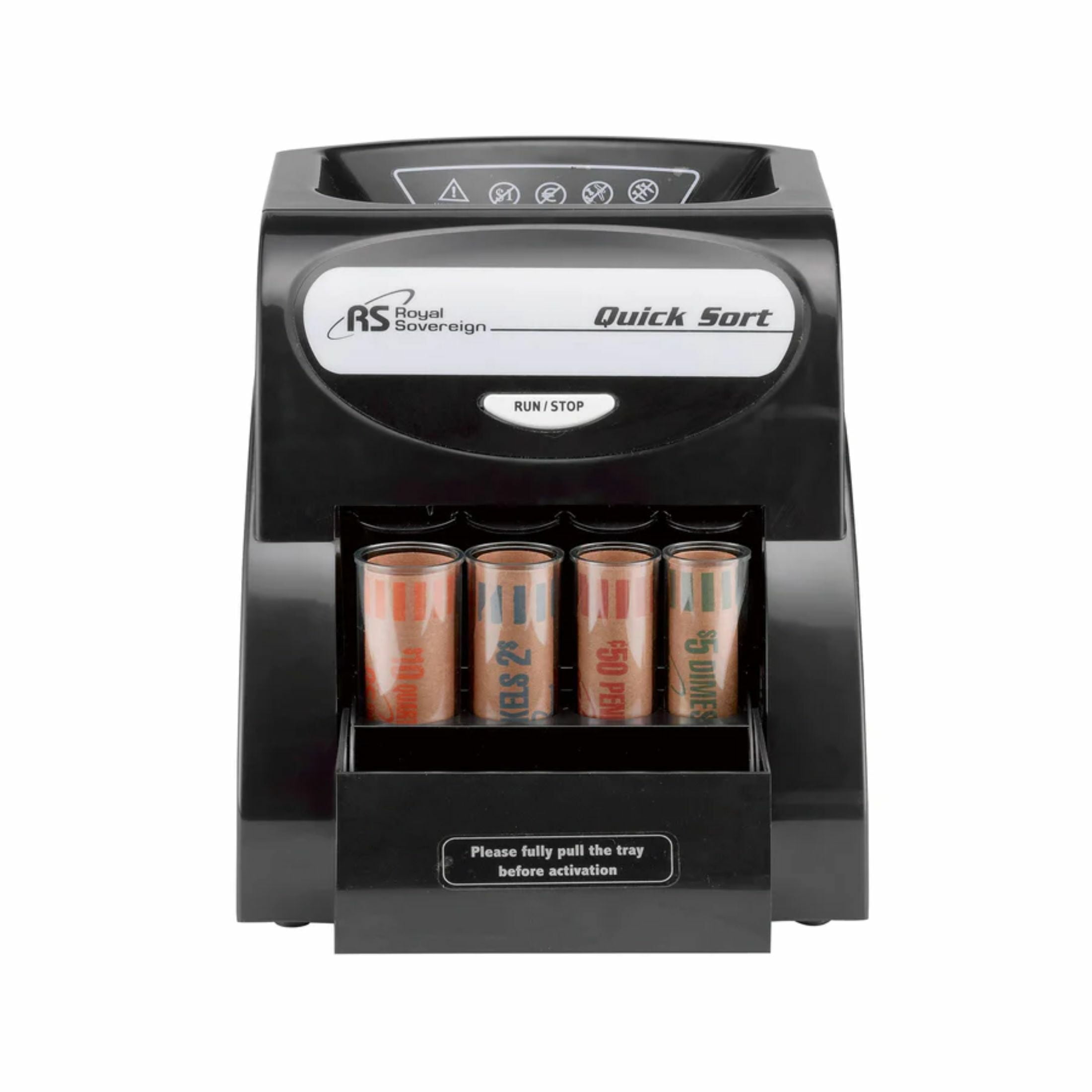 Royal Sovereign Electric Coin Sorter, Anti-Jam, Coin Wrapper