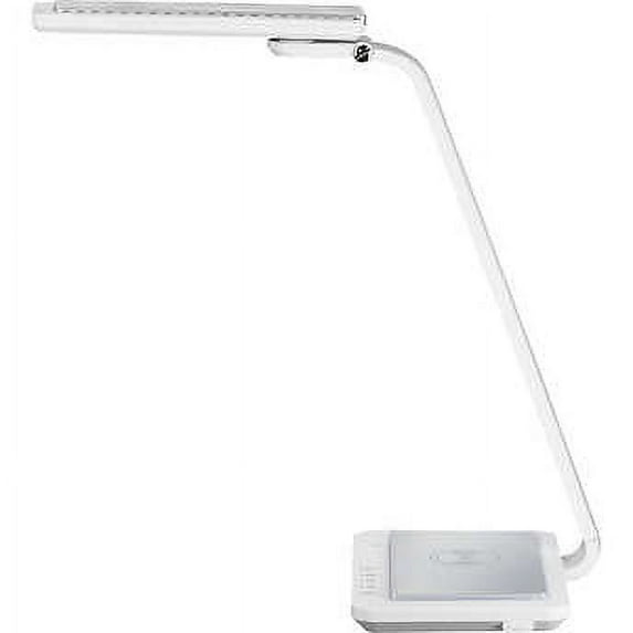 Royal Sovereign LED Desk Lamp with Wireless Charging, White